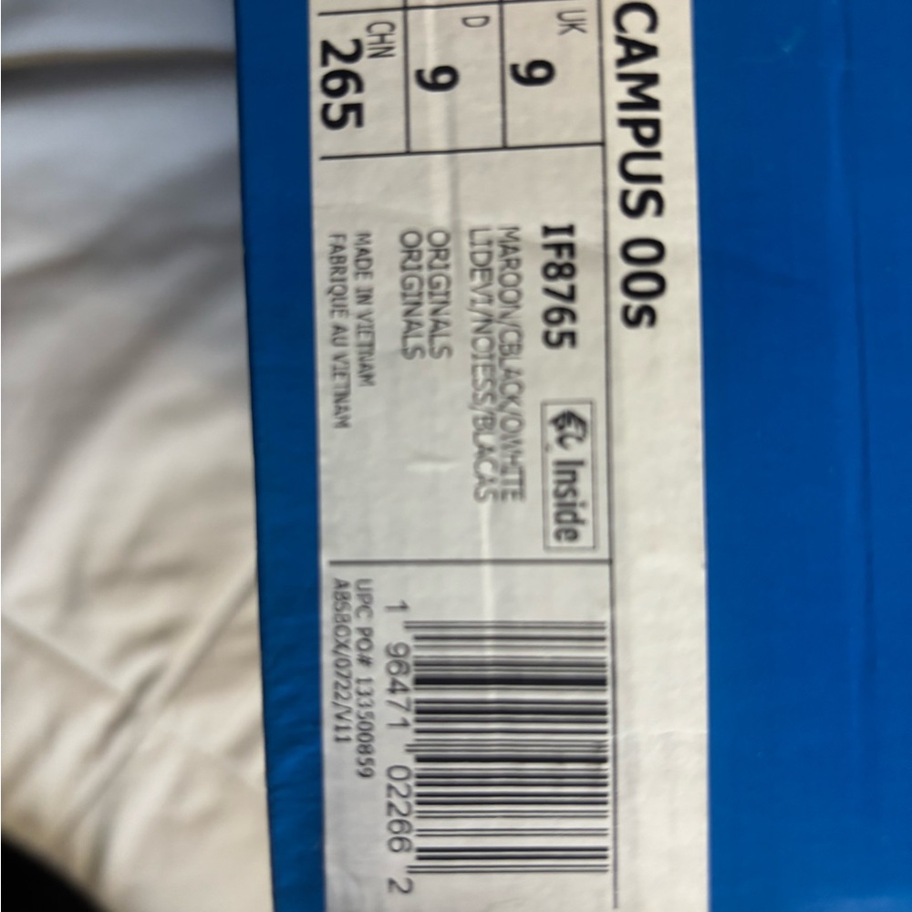 Adidas Women's Maroon Campus Sneakers - Picture 9 of 9